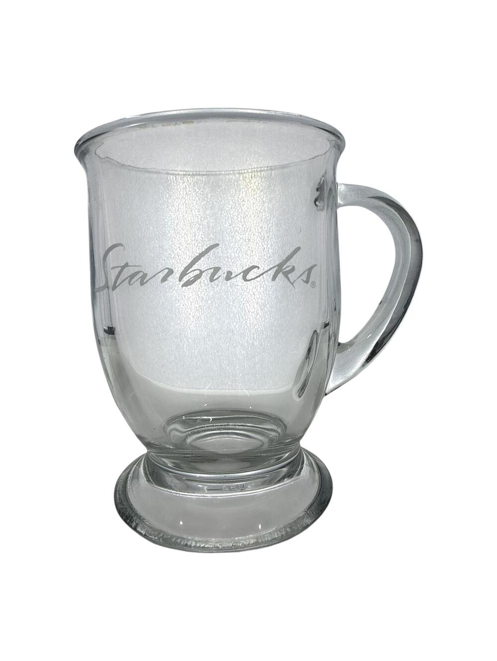 Starbucks Clear Glass Coffee Mug with Handle